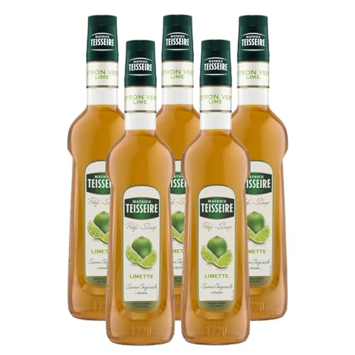 Mathieu Teisseire Getränke-Sirup Limette 0,7L - Cocktails (5er Pack) von Teisseire