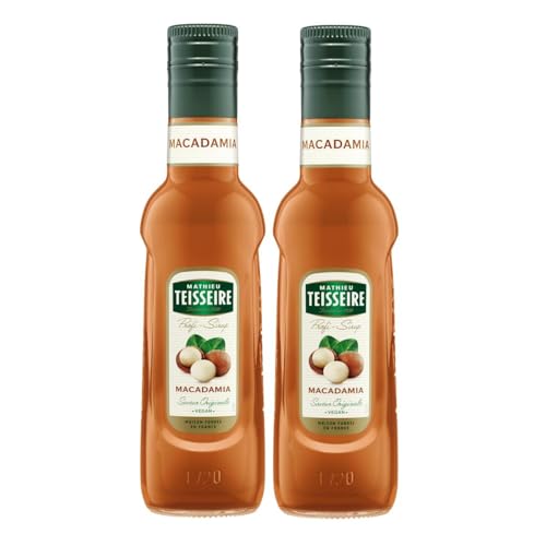 Mathieu Teisseire Getränke-Sirup Macadamia 0,25L - Cocktails (2er Pack) von Teisseire