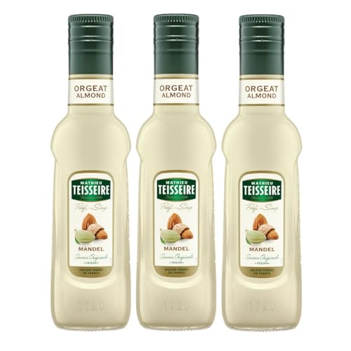 Mathieu Teisseire Getränke-Sirup Mandel 0,25L - Cocktails (3er Pack) von Teisseire