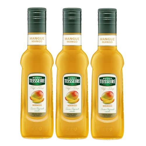 Mathieu Teisseire Getränke-Sirup Mango 0,25L - Cocktails (3er Pack) von Teisseire