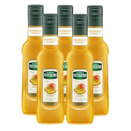 Mathieu Teisseire Getränke-Sirup Mango 0,25L - Cocktails (5er Pack) von Teisseire