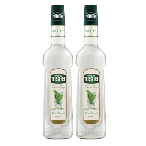 Mathieu Teisseire Getränke-Sirup Mojito Mint 0,7L - Cocktails (2er Pack) von Teisseire