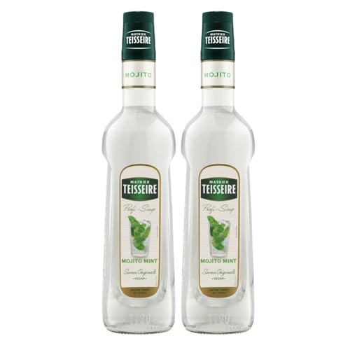 Mathieu Teisseire Getränke-Sirup Mojito Mint 0,7L - Cocktails (2er Pack) von Teisseire