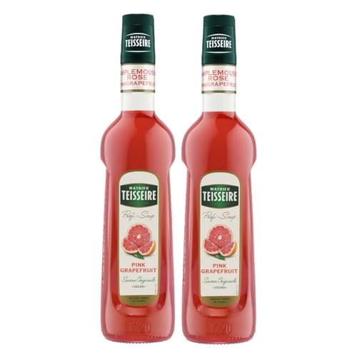 Mathieu Teisseire Getränke-Sirup Pink Grapefruit 0,7L - Cocktails (2er Pack) von Teisseire