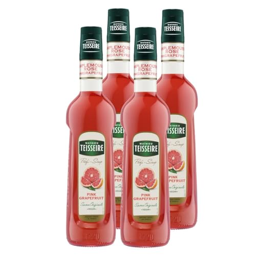 Mathieu Teisseire Getränke-Sirup Pink Grapefruit 0,7L - Cocktails (4er Pack) von Teisseire