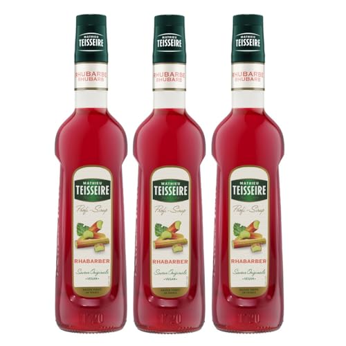 Mathieu Teisseire Getränke-Sirup Rhabarber 0,7L - Cocktails (3er Pack) von Teisseire