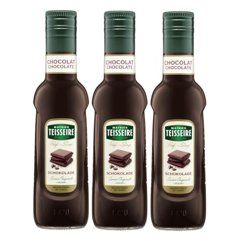 Mathieu Teisseire Getränke-Sirup Schokolade 0,25L - Cocktails (3er Pack) von Teisseire
