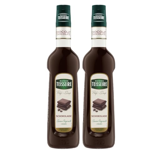 Mathieu Teisseire Getränke-Sirup Schokolade 0,7L - Cocktails (2er Pack) von Teisseire