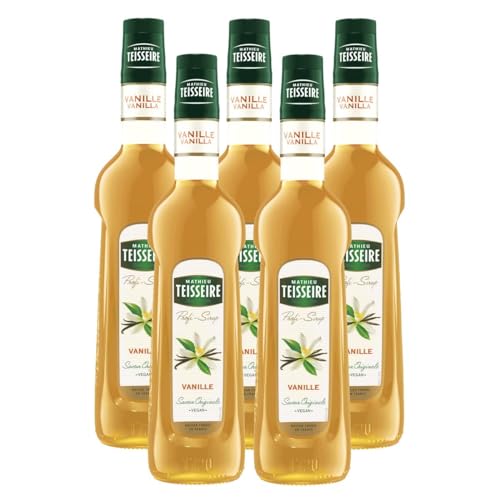 Mathieu Teisseire Getränke-Sirup Vanille 0,7L - Cocktails (5er Pack) von Teisseire