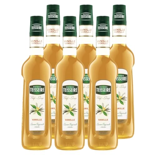 Mathieu Teisseire Getränke-Sirup Vanille 0,7L - Cocktails (6er Pack) von Teisseire