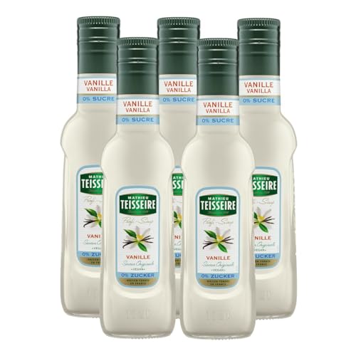 Mathieu Teisseire Getränke-Sirup Vanille 0% Zucker 0,25L - Cocktails (5er Pack) von Teisseire