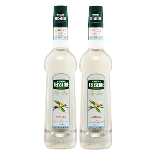 Mathieu Teisseire Getränke-Sirup Vanille 0% Zucker 0,7L - Cocktails (2er Pack) von Teisseire