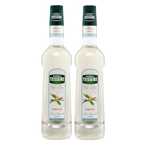 Mathieu Teisseire Getränke-Sirup Vanille 0% Zucker 0,7L - Cocktails (2er Pack) von Teisseire