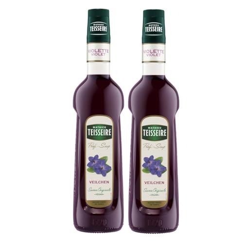 Mathieu Teisseire Getränke-Sirup Veilchen 0,7L - Cocktails (2er Pack) von Teisseire