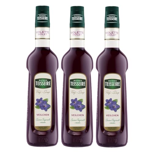 Mathieu Teisseire Getränke-Sirup Veilchen 0,7L - Cocktails (3er Pack) von Teisseire