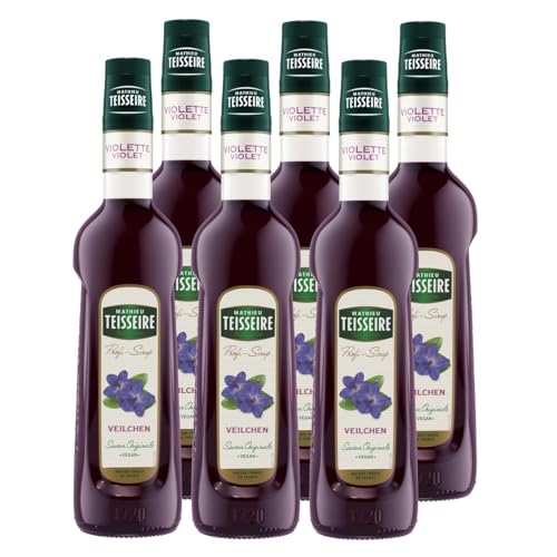 Mathieu Teisseire Getränke-Sirup Veilchen 0,7L - Cocktails (6er Pack) von Teisseire