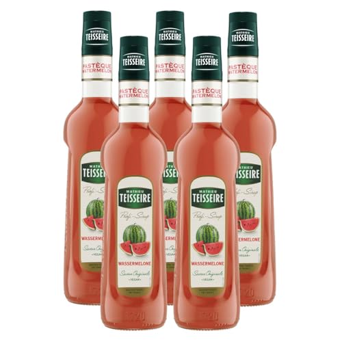 Mathieu Teisseire Getränke-Sirup Wassermelone 0,7L - Cocktails (5er Pack) von Teisseire