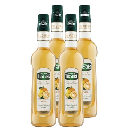 Mathieu Teisseire Getränke-Sirup Yuzu 0,7L - Cocktails (4er Pack) von Teisseire