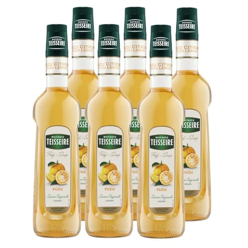 Mathieu Teisseire Getränke-Sirup Yuzu 0,7L - Cocktails (6er Pack) von Teisseire