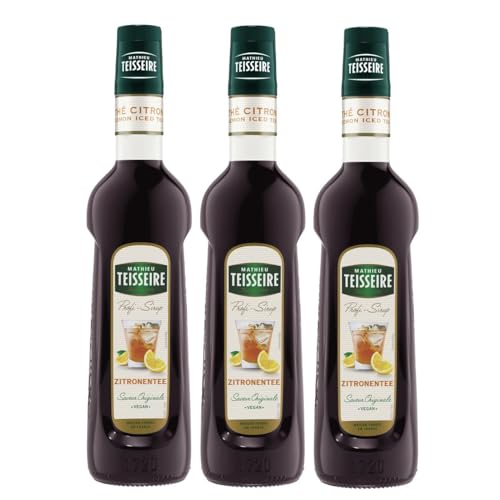 Mathieu Teisseire Getränke-Sirup Zitronentee 0,7L - Cocktails (3er Pack) von Teisseire