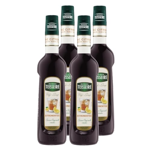 Mathieu Teisseire Getränke-Sirup Zitronentee 0,7L - Cocktails (4er Pack) von Teisseire