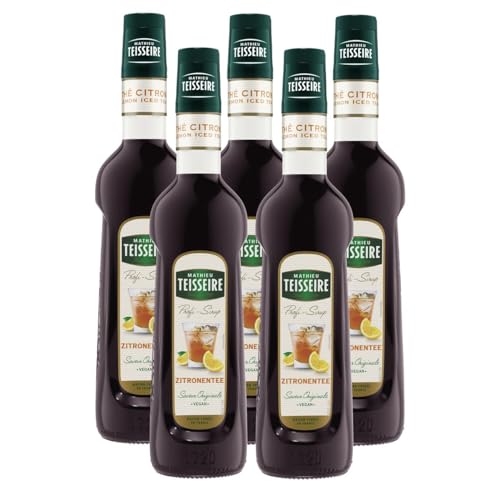 Mathieu Teisseire Getränke-Sirup Zitronentee 0,7L - Cocktails (5er Pack) von Teisseire