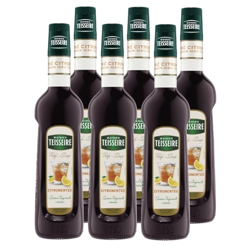 Mathieu Teisseire Getränke-Sirup Zitronentee 0,7L - Cocktails (6er Pack) von Teisseire