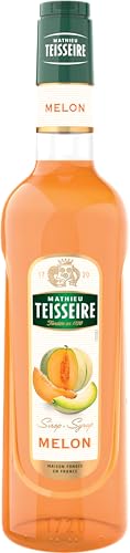 Mathieu Teisseire Melon Sirup, für Getränke, Erfrischungsgetränke, Cocktails und Desserts, Flasche 70 cl von Teisseire