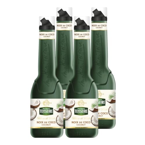 Mathieu Teisseire Püreemix Cocos 1L - Cocktails (4er Pack) von Teisseire