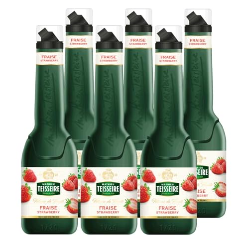 Mathieu Teisseire Püreemix Erdbeere 1L - Cocktails (6er Pack) von Teisseire