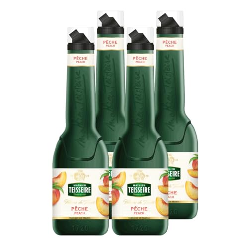 Mathieu Teisseire Püreemix Pfirsich 1L - Cocktails (4er Pack) von Teisseire