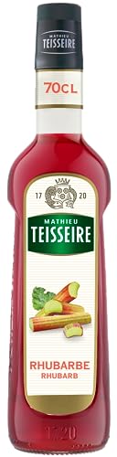 Mathieu Teisseire Rhabarber Sirup, für Getränke, Erfrischungen, Cocktails und Desserts, Flasche 70 cl von Mathieu Teisseire