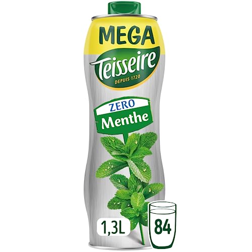 Sirup grüne Minze MEGA Zuckerfrei 1.3L von Teisseire