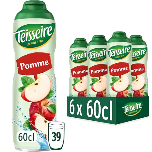 Teisseire Apfelsirup für Erfrischungsgetränke, Cocktails, recycelbare Kanister, 6 x 60 cl Teisseire Apfelsirup für Erfrischungsgetränke, Cocktails, recycelbare Kanister, 6 x 60 cl von Teisseire