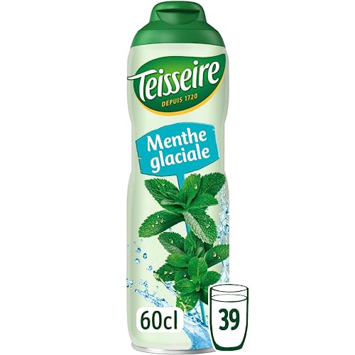 Teisseire Sirup Eisminze für Erfrischungsgetränke, Cocktails, Flasche 60 cl von Teisseire