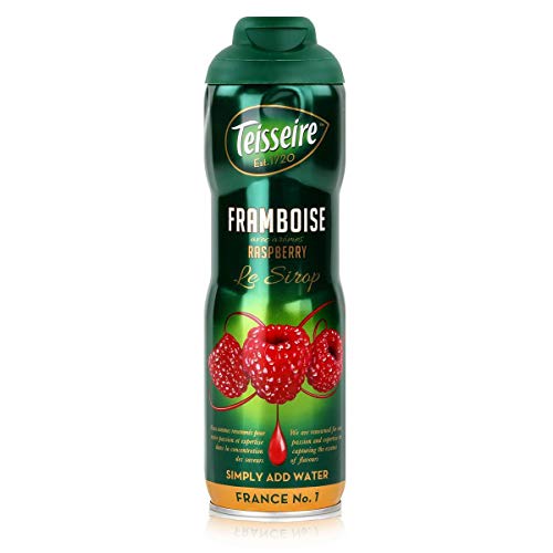 Teisseire Getränke-Sirup Raspberry/Himbeer 600ml - Sirup der genauso schmeckt wie die Frucht (1er Pack) von Teisseire