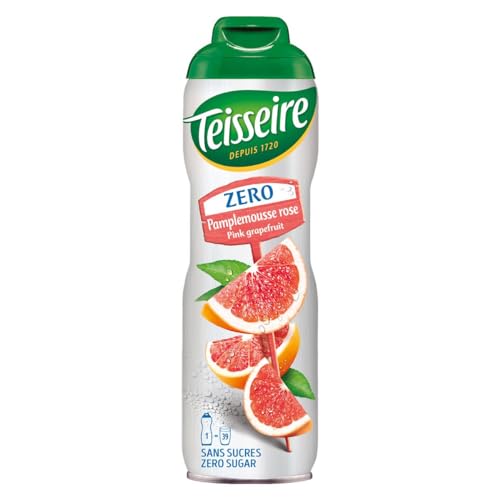 Teisseire Sirup Pink Grapefruit zero Zucker 600ml - Cocktails, Milchshakes (1er Pack) von Teisseire