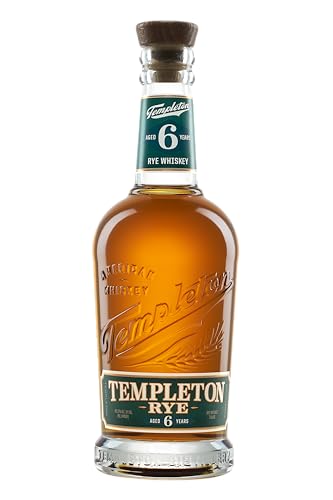 Templeton Rye Whiskey 6 Year , Roggen-Whiskey 45.75% vol., "the good stuff" Original American Rye-Whiskey 91.5 Proof (1 x 0.7 l) von Templeton