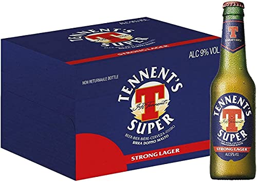 BIRRA SUPER STRONG LAGER 33 CL 24PZ von Tennent’s