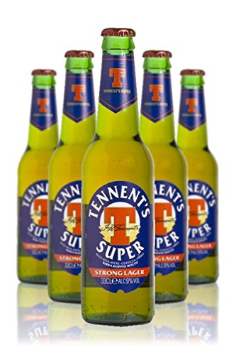 Tennent's Super Kiste mit 24 Flaschen x 33 cl Tennent's Super Kiste mit 24 Flaschen x 33 cl von Tennent’s