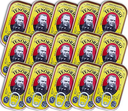 Tenorio Thunfischfilets in Olivenöl 15 x 120 g - Omega-3 - Premium Qualität | Portugal Tenorio Thunfischfilets in Olivenöl 15 x 120 g - Omega-3 - Premium Qualität | Portugal von Tenorio