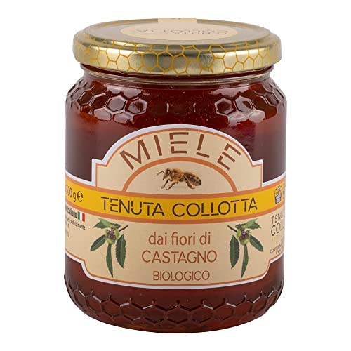 Tenuta Collotta® - Kastanien Honig Bio 500 g - 100% Italienisch - Hergestellt in Sizilien von Tenuta Collotta Azienda Agricola Biologica