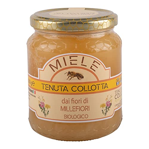 Tenuta Collotta® - Millefiori Honig Bio 500 g - 100% Italienisch - Hergestellt in Sizilien von Tenuta Collotta Azienda Agricola Biologica