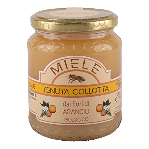 Tenuta Collotta® - Orangen Honig Bio 500 g - 100% Italienisch - Hergestellt in Sizilien von Tenuta Collotta Azienda Agricola Biologica