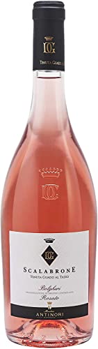 Elegante Geschenkverpackung Rosenwein aus der Toskana - 3 x 0,750 l. -Scalabrone Bolgheri DOC - Tenuta Guado al Tasso - Weingut Marchesi Antinori von Tenuta Guado al Tasso - Weingut Marchesi Antinori
