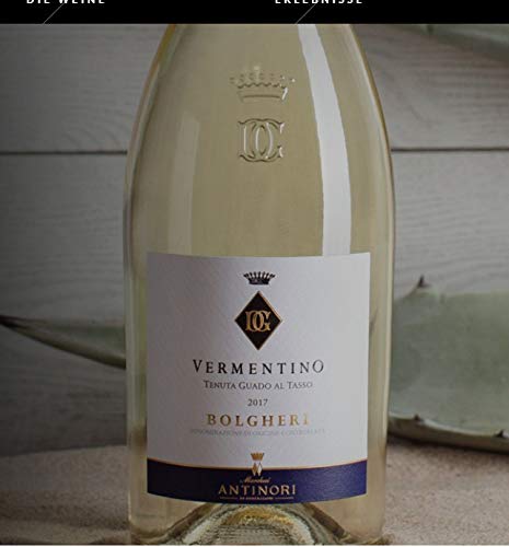 Weißwein aus der Toskana - 12 x 0,750 l. - Vermentino Bolgheri DOC - Tenuta Guado al Tasso - Weingut Marchesi Antinori von Tenuta Guado al Tasso - Weingut Marchesi Antinori