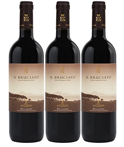 Tenuta Guado al Tasso Bolgheri DOC Il Bruciato Rotwein Wein Italien I Visando Paket (3 x 0,75l) von Tenuta Guado al Tasso