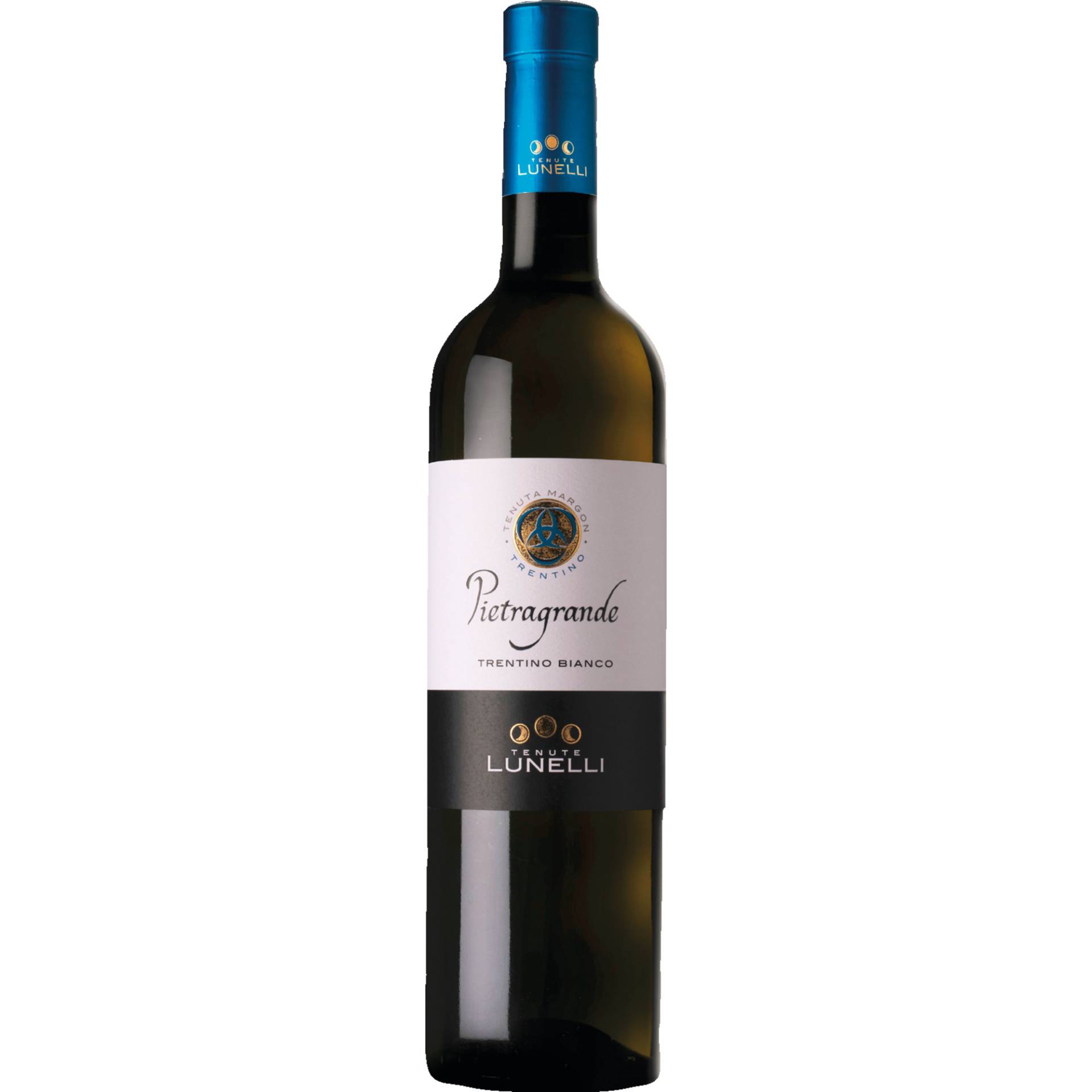 Pietragrande Trentino Bianco, Bianco DOC, Trentino, 2022, Weißwein von Tenuta Margon,38123,Ravina,Italien
