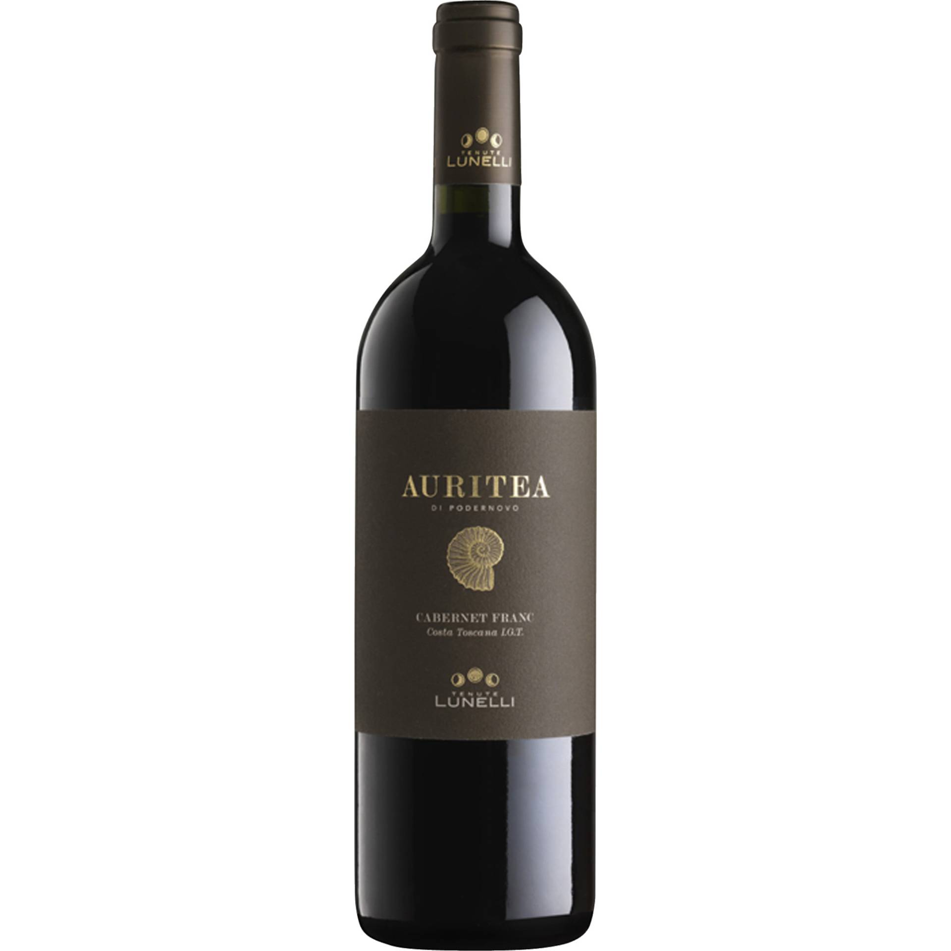 Auritea Cabernet Franc, Costa Toscana IGT, Toskana, 2017, Rotwein von Tenuta Podernovo,56030,Terricciola,Italien