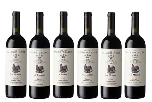 6x 0,75l - 2021er - Tasca d'Almerita - Tenuta Sallier de la Tour - La Monaca - Syrah - Rosso Monreale D.O.P. - Sizilien - Italien - Rotwein trocken 6x 0,75l - 2021er - Tasca d'Almerita - Tenuta Sallier de la Tour - La Monaca - Syrah - Rosso Monreale D.O.P. - Sizilien - Italien - Rotwein trocken von Tenuta Sallier de la Tour